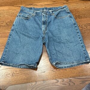 Levi's men’s 569 Blue Denim Jean Shorts W36
